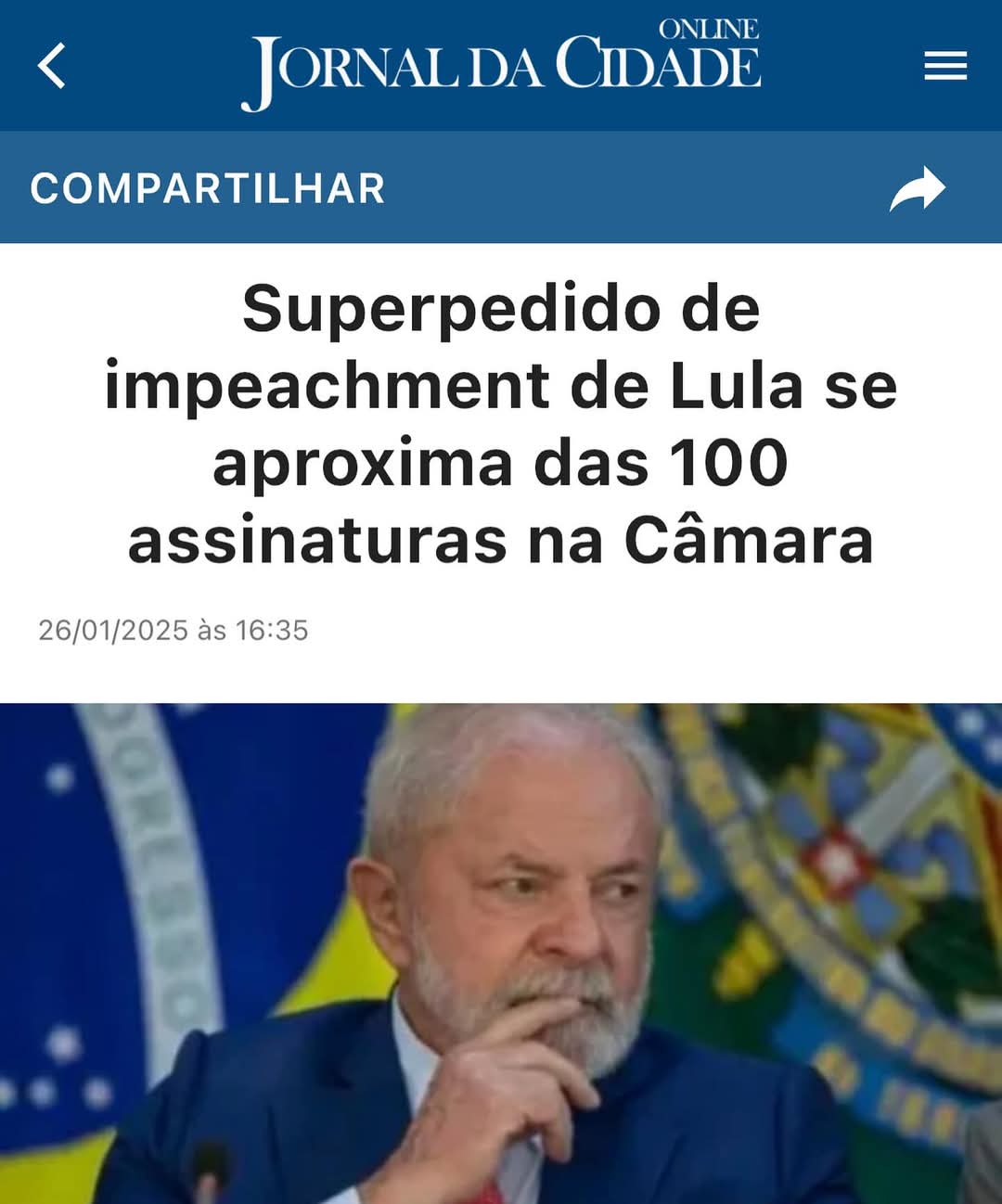 Impeachment de Lula: As Assinaturas Necessárias