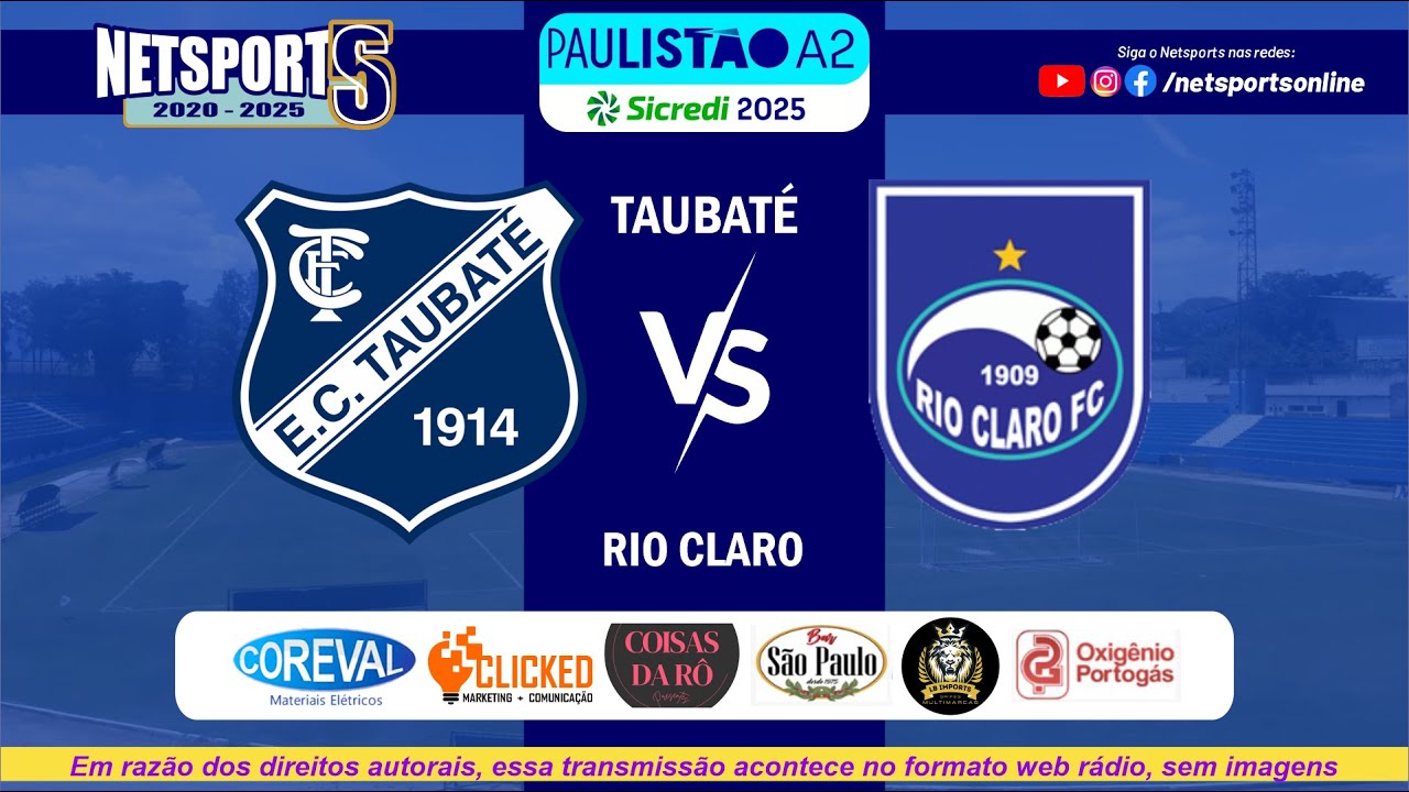 Taubaté x Rio Claro: Um Jogo que Mobiliza Torcedores