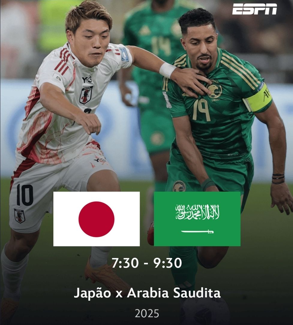 Análise do confronto Japão x Arábia Saudita no Futebol