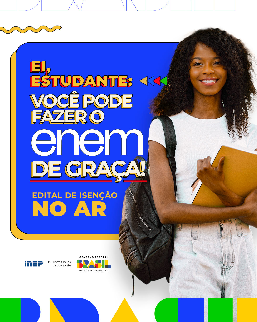 Inscrição para Isenção da Taxa do ENEM 2023