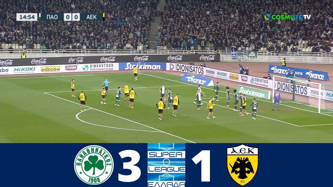 Panathinaikos x AEK Atenas: Rivalidade no Futebol Grego