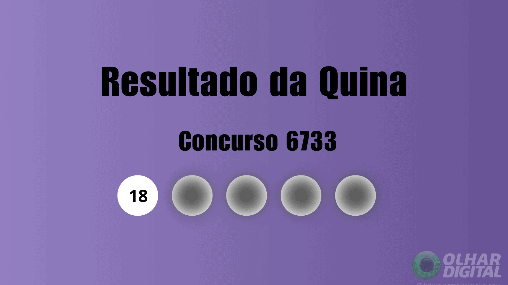 Resultados e Detalhes da Quina 6733
