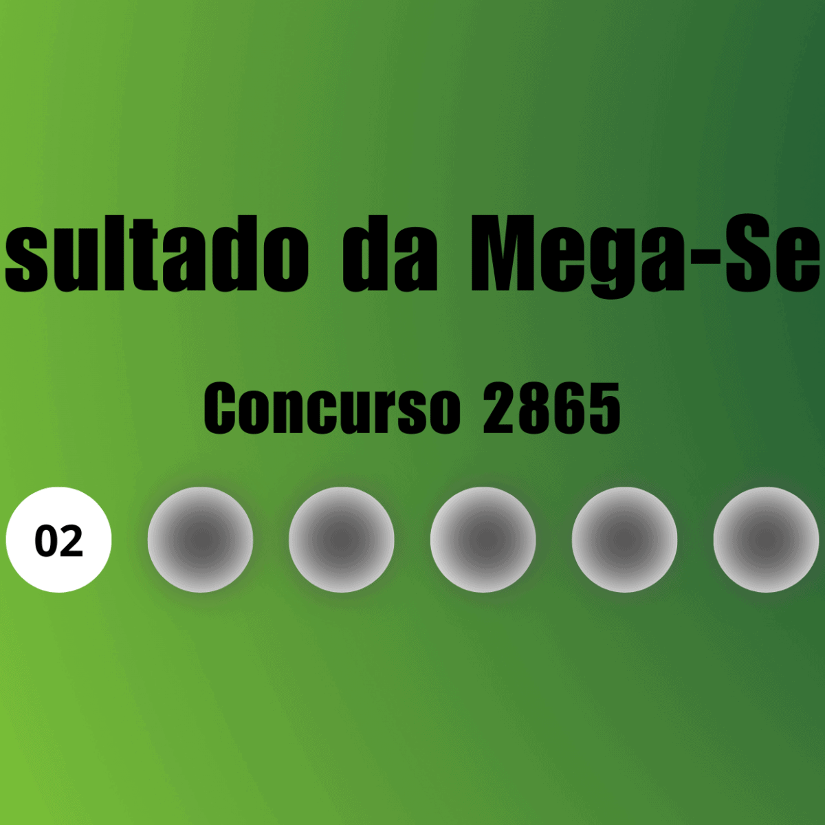 Resultado Mega Sena 2865: Confira os números e prêmios