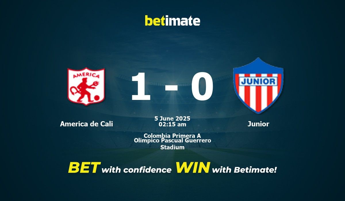 América de Cali x Junior: Um Confronto Histórico no Futebol Colombiano