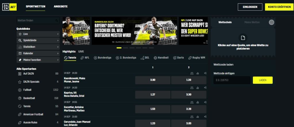 DAZN e seu Impacto na Indústria dos Esportes
