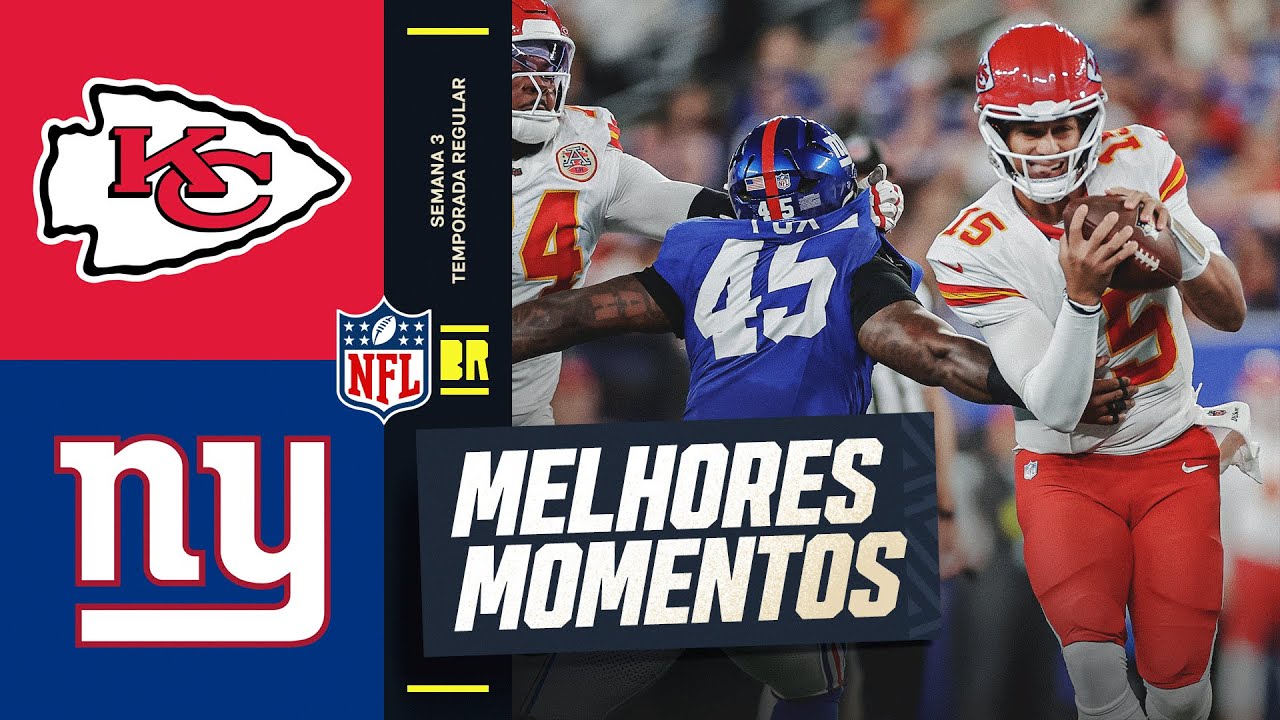 Análise do Jogo Giants x Chiefs na Temporada da NFL