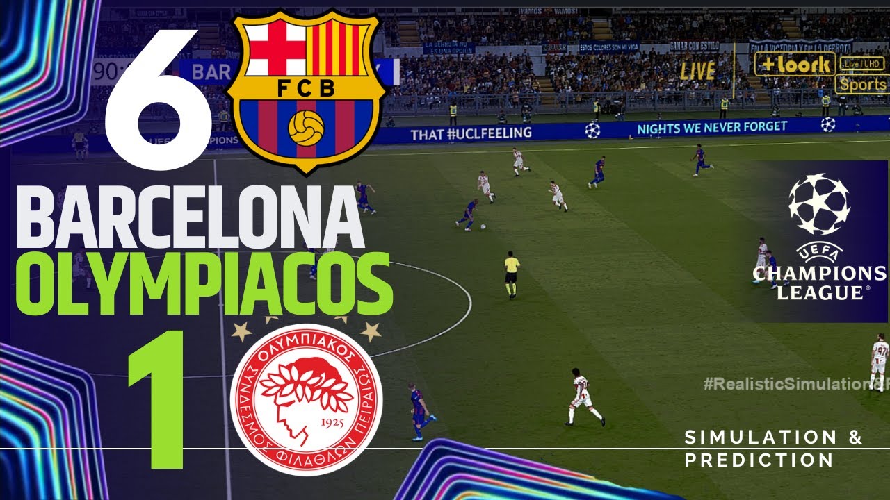 Barcelona e Olympiacos: Confronto na Liga Europeia