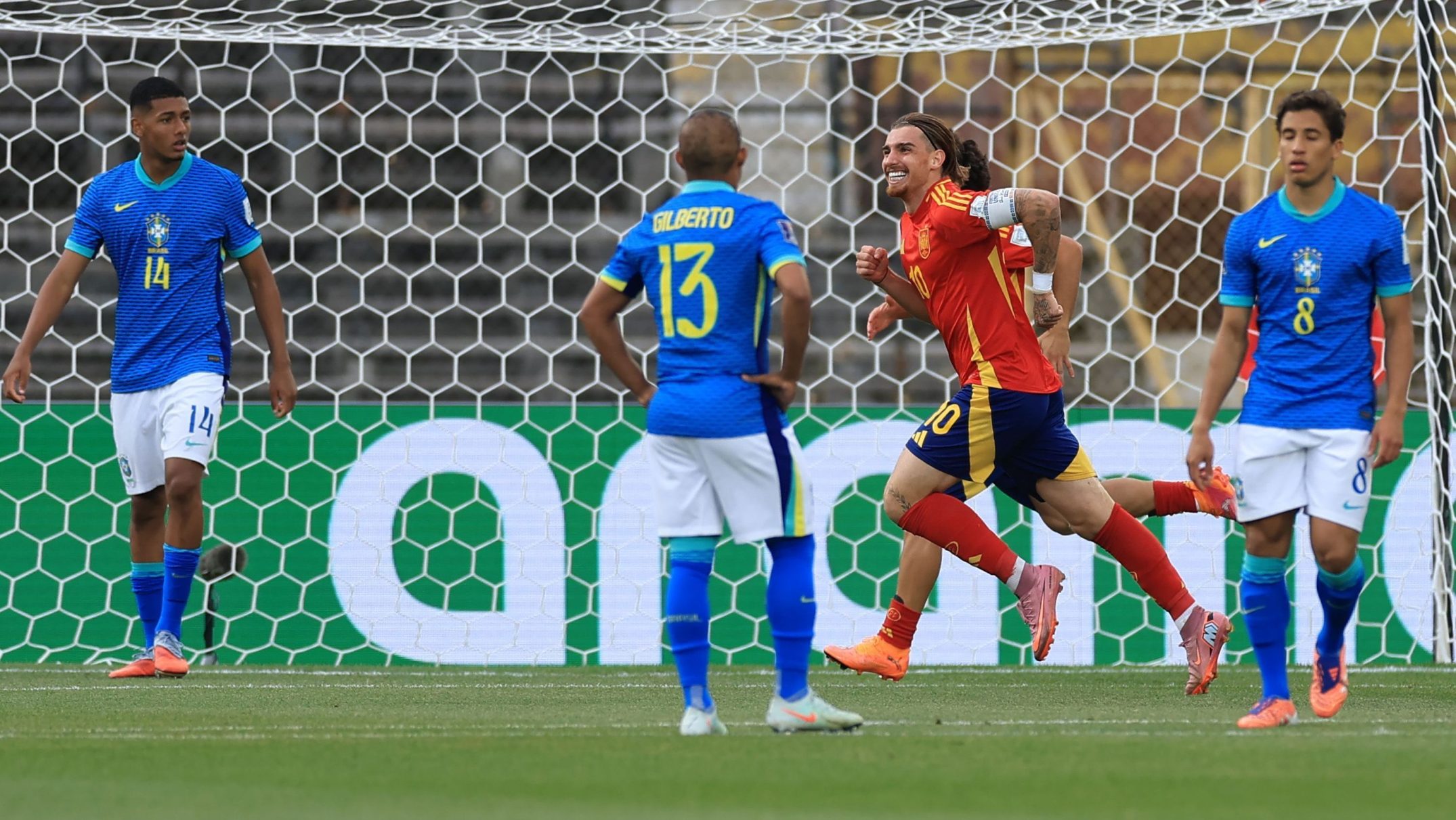 Confronto entre a Seleção Sub-20 da Espanha e Brasil