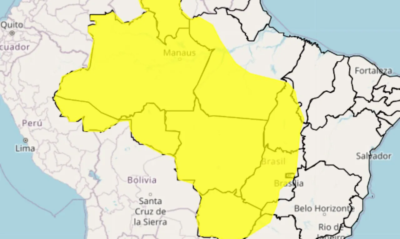 Alerta Amarelo: Tempestade e Seus Efeitos em Diferentes Regiões