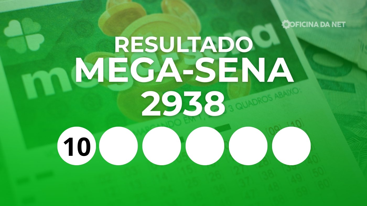 Resultado do Concurso Mega Sena 2938