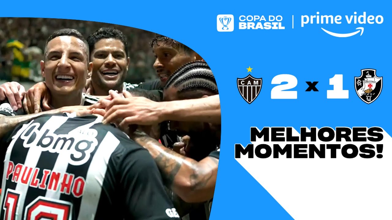 Atlético-MG goleia Vasco da Gama por 5 a 0 e garante vaga na Sul-Americana