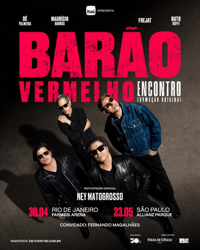 Barão Vermelho Anuncia Turnê Histórica com Formação Original