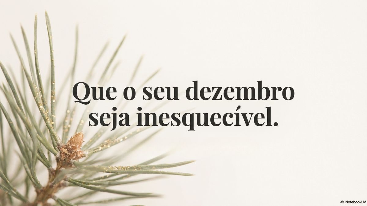 Frases Inspiradoras para Receber Dezembro com Alegria