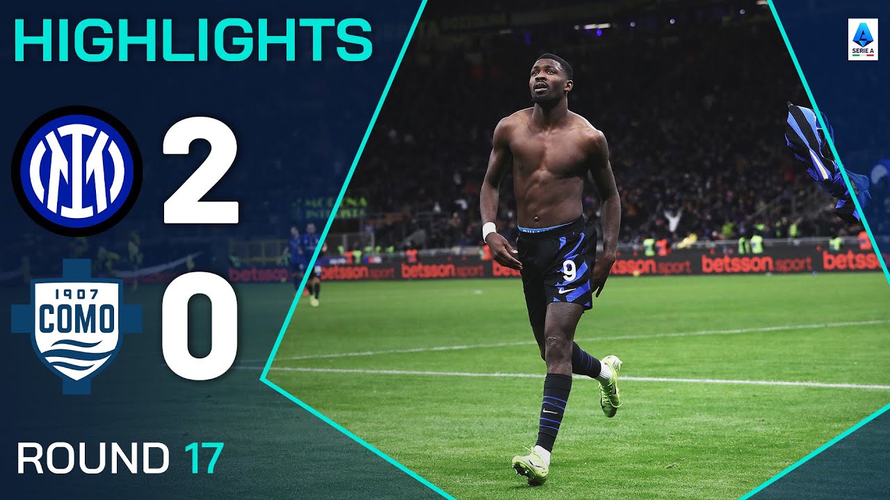 Inter Domina e Goleia Como por 4-0 no San Siro pela Série A
