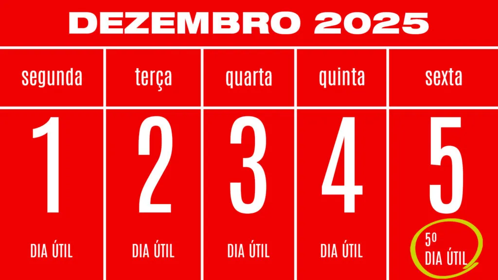 Quinto Dia Útil de Dezembro 2025: Quando Trabalhadores Recebem Seus Salários