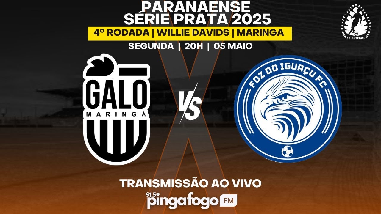 Galo Maringá goleia Foz do Iguaçu e conquista primeira vitória no Paranaense 2026