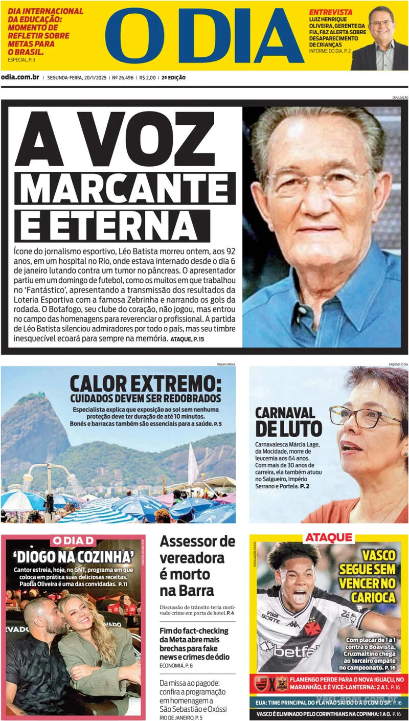 Jornal O Dia: Mais de 70 Anos de Jornalismo Carioca