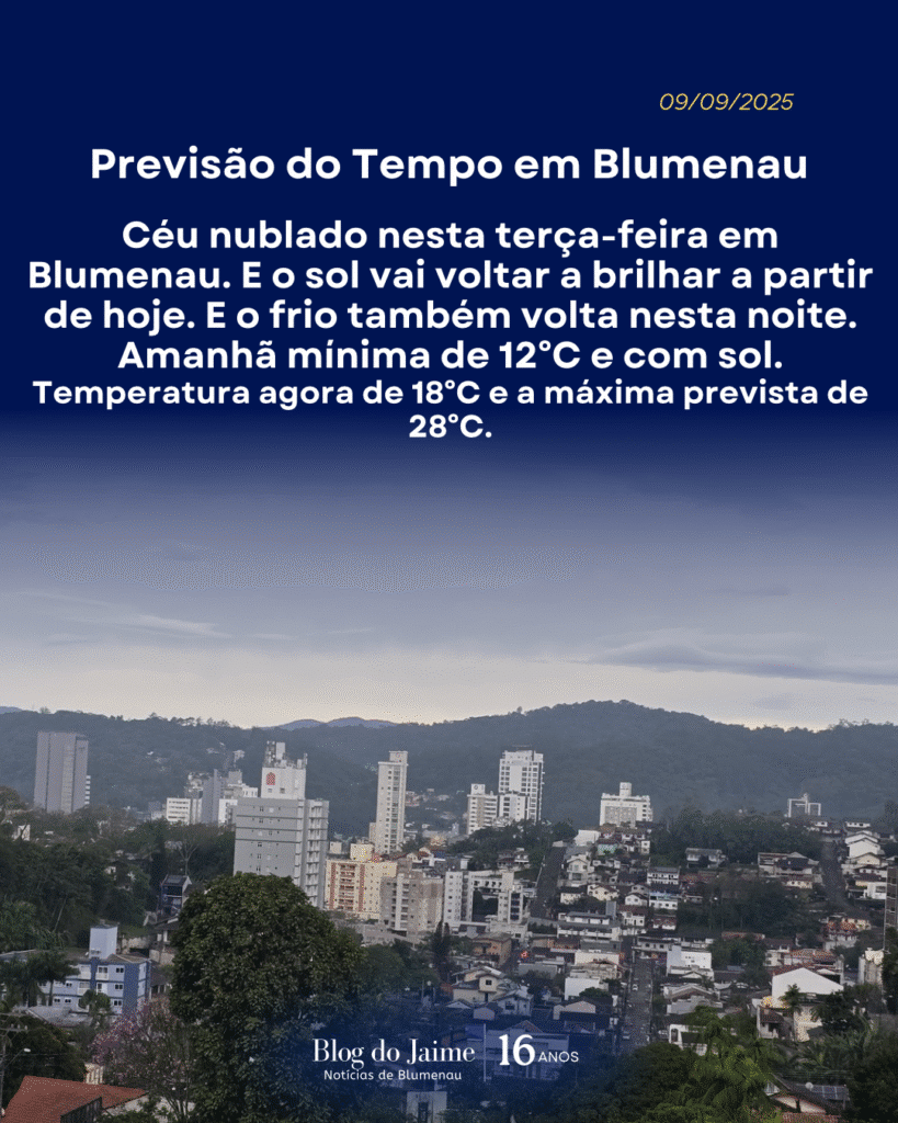 Previsão do Tempo em Blumenau: Chuvas e Temporais Marcam Janeiro de 2026