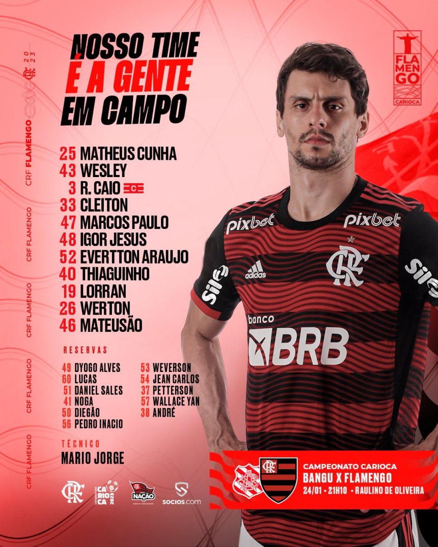 Flamengo joga que horas? Como confirmar horário e transmissão