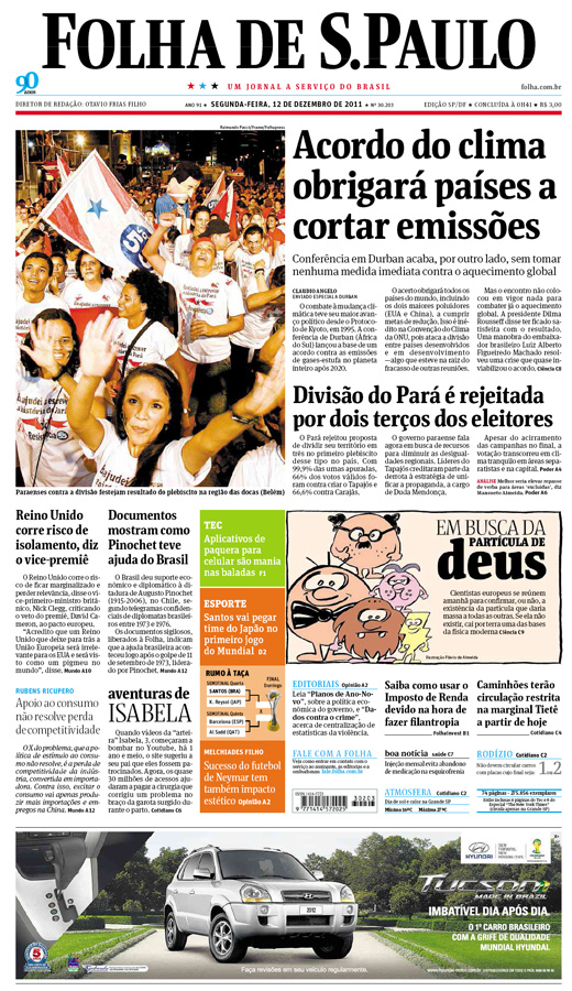 Folha de SP: papel na mídia brasileira e tendências