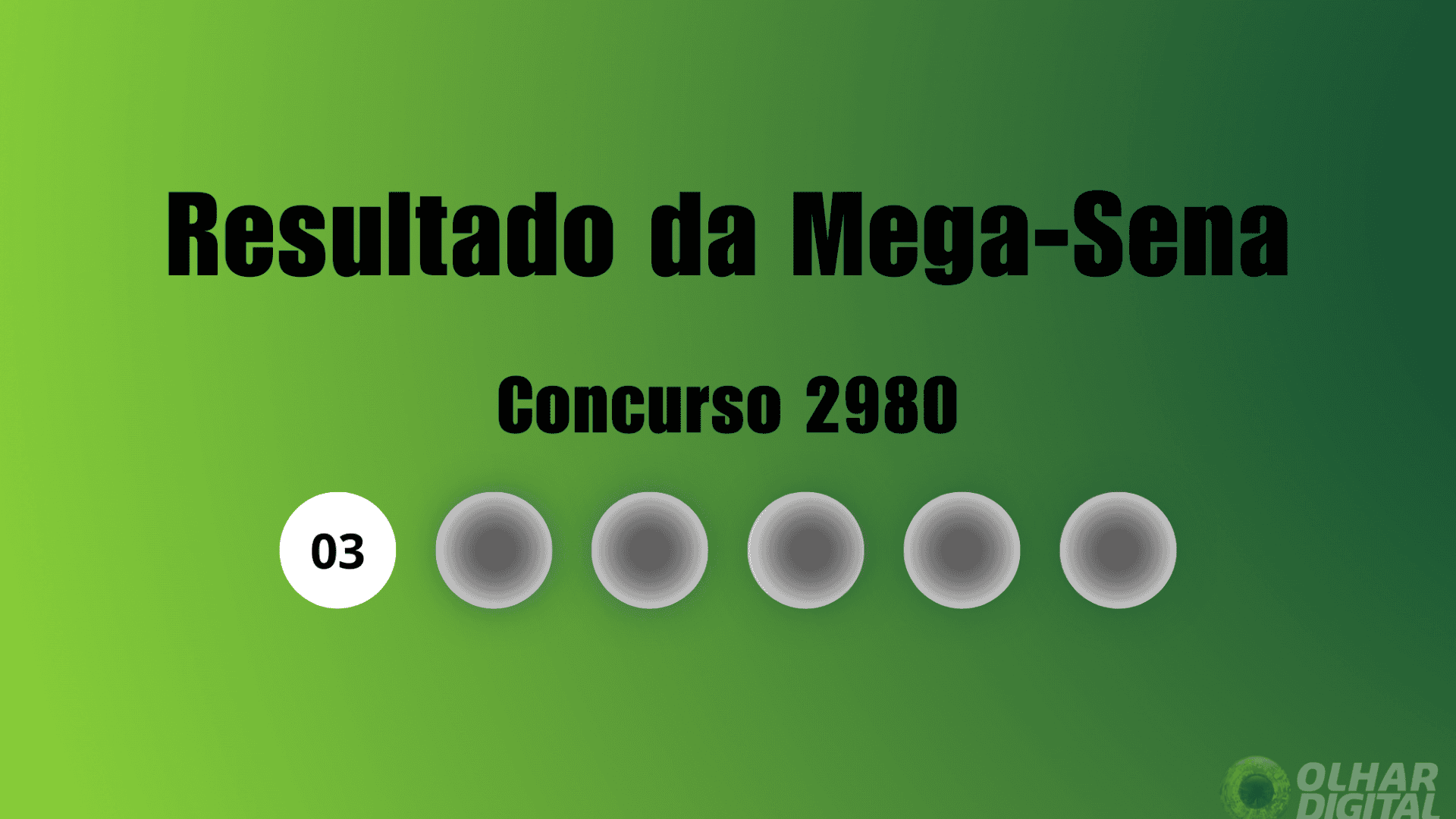 Mega Sena 2980 resultado: dezenas e situação do prêmio (05/03/2026)