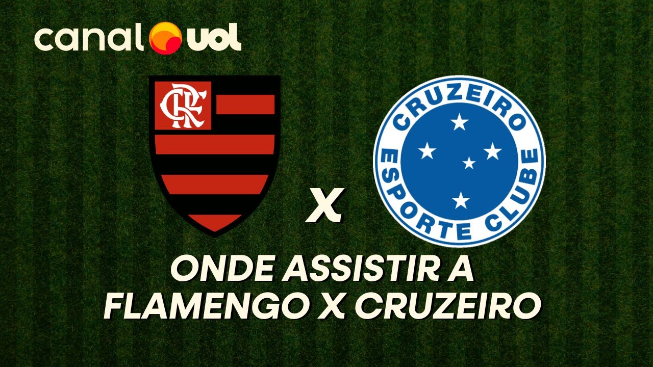 Onde assistir Flamengo x Cruzeiro Esporte Clube: opções ao vivo