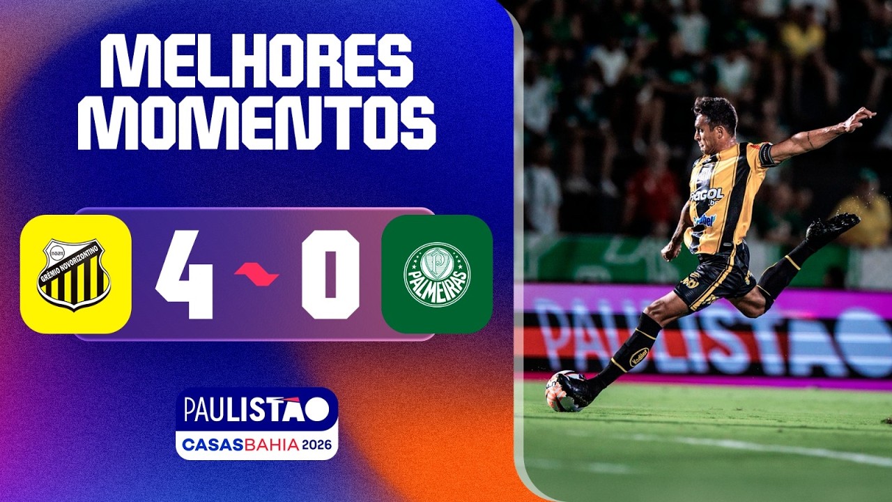 Palmeiras x Novorizontino: finais do Campeonato Paulista 2026