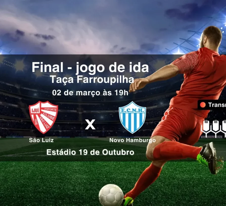 São Luiz 1 x 0 Novo Hamburgo na ida da final do Troféu Farroupilha