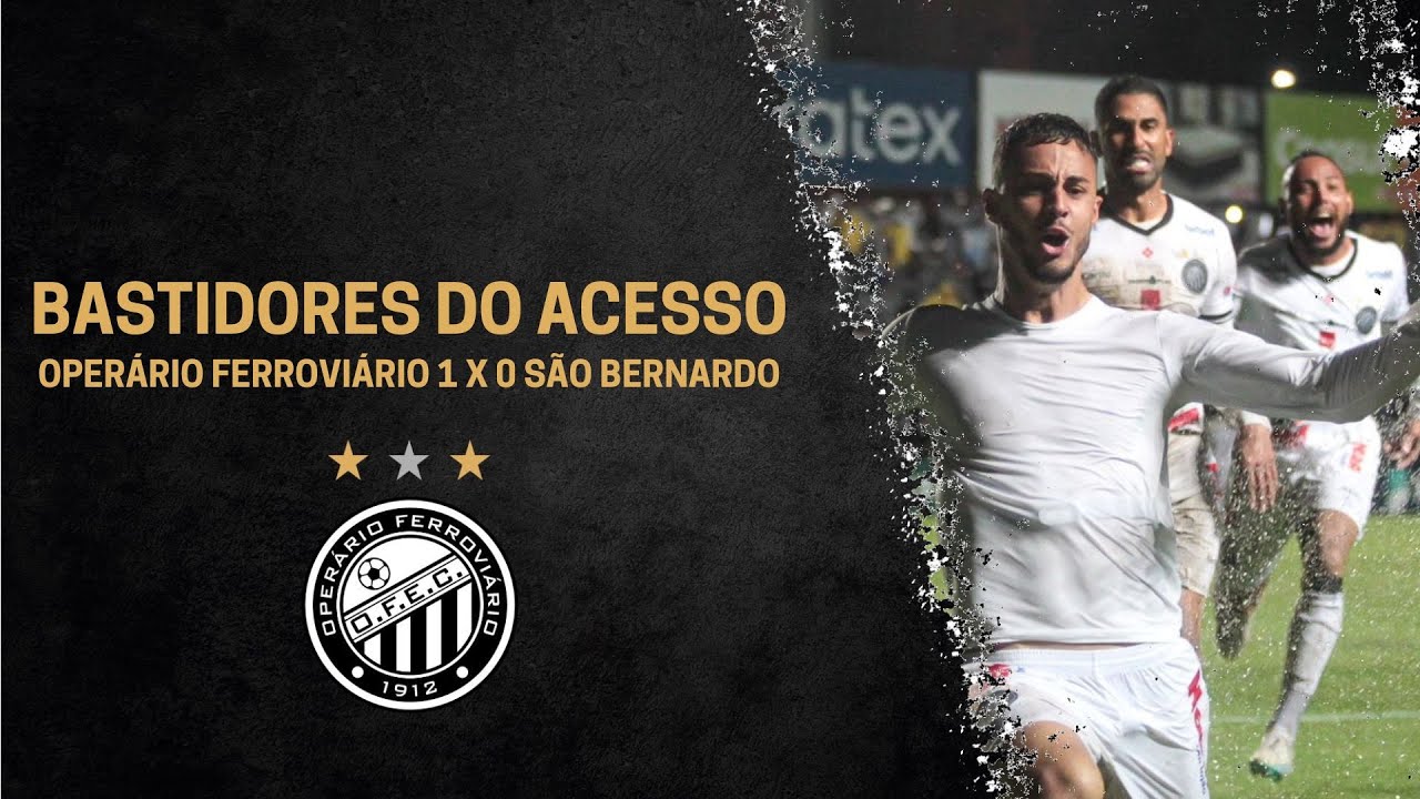 São Bernardo x Operário: Operário vira e mantém 100% na Série B